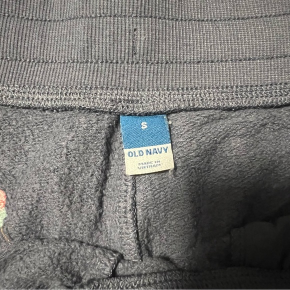 Old Navy Navy Sweatpants with Colorful Embroidery - Picture 2 of 2